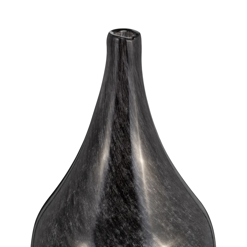 FINLEYMOOR BLUE GLASS VASE 14 (IN)