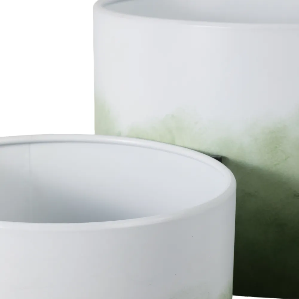 NICOLEHAM SET OF 2 GREEN PLANTER 23 (IN)