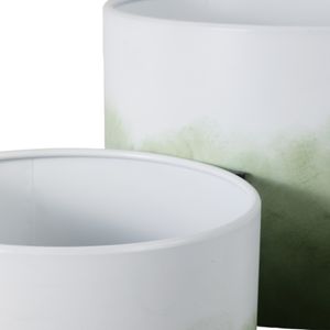 NICOLEHAM SET OF 2 GREEN PLANTER 23 (IN) 7