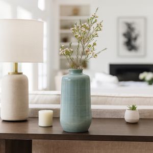 HOLLISSIDE GREEN VASE 12 (IN) 2