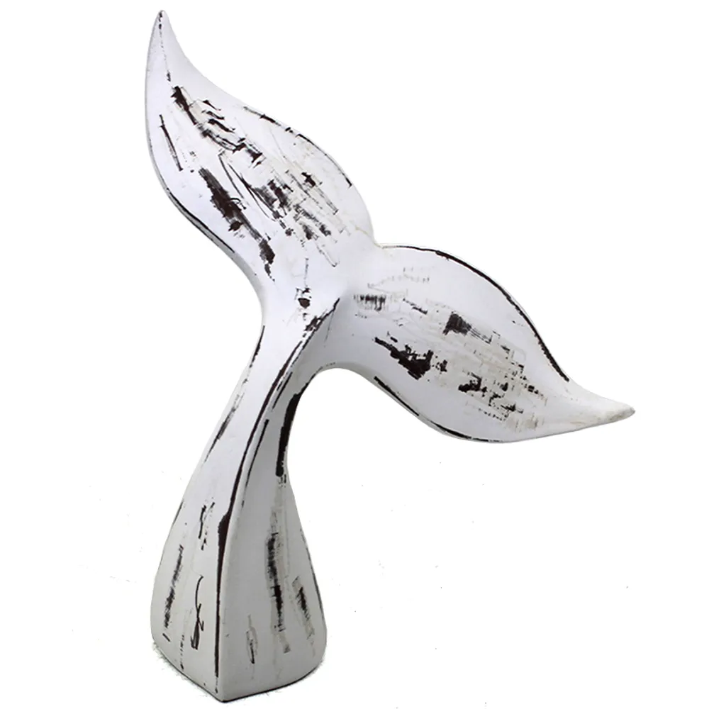8-1/2" WHITE WHALE TAIL