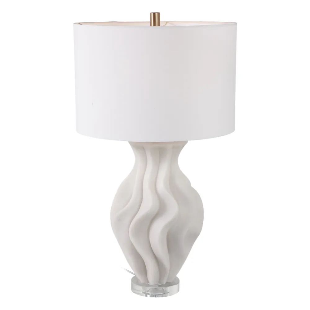 NICOLELEY WHITE LAMP 29 (IN)
