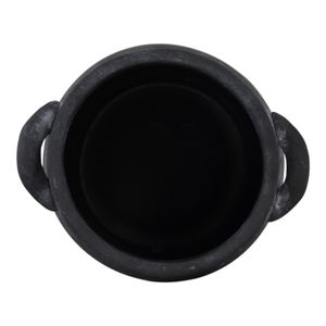FRAZERCROSS BLACK VASE 9 (IN) 8