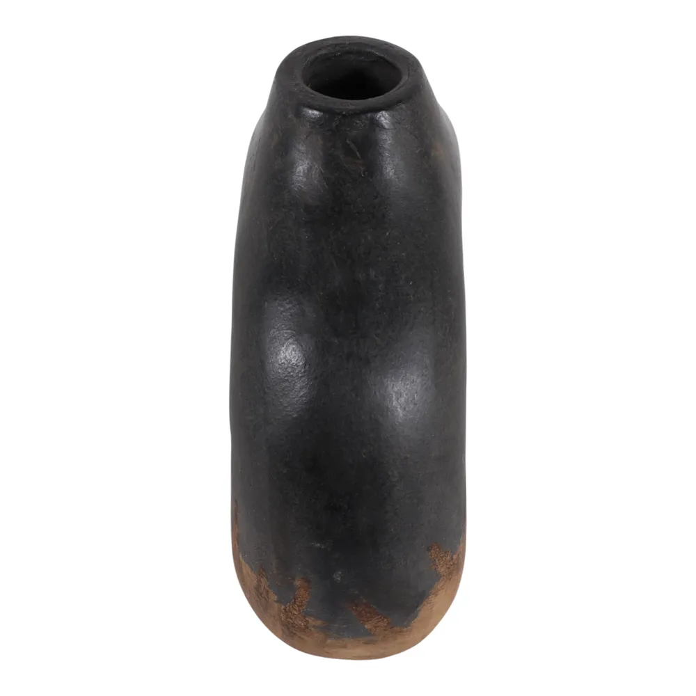 HANKPORT BLACK VASE 10 (IN)