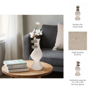 ROMANDALE IVORY VASE 18 (IN) 11