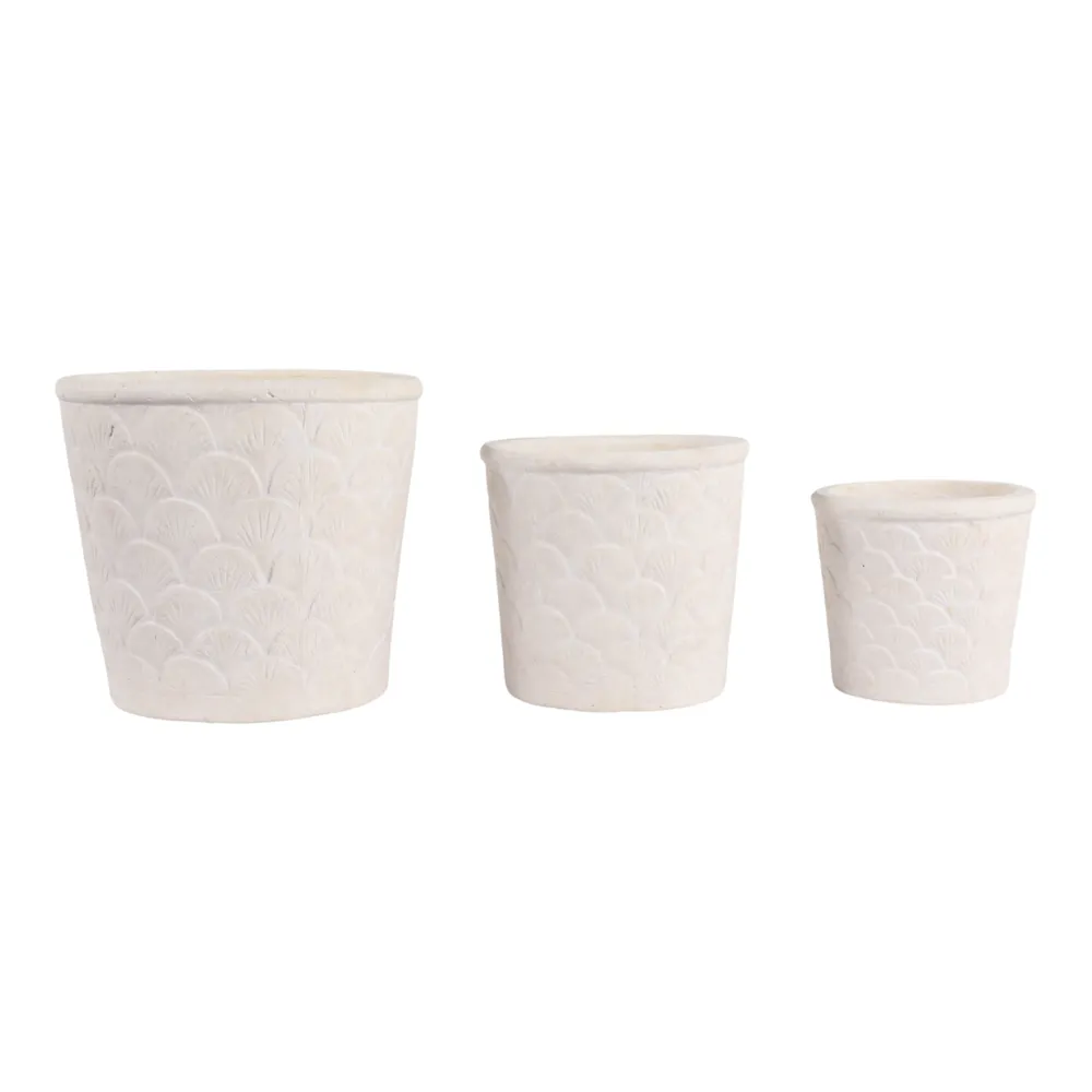 ROLANDGATE SET OF 3 BROWN PLANTER 9 (IN)