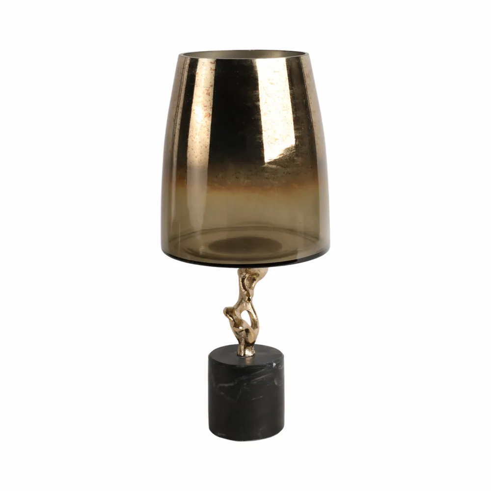 CARTERLAND GOLD GLASS VASE 17 (IN)