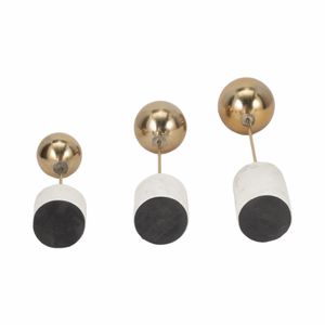 RAFESTONE SET OF 3 GOLD DECOR 18 (IN) 7