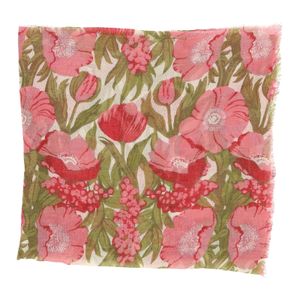 Icelandic Poppies Pink Featherweight Scarf 5