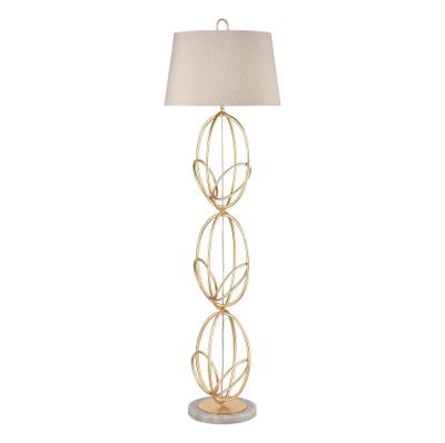 Morely 63″ High 1-Light Floor Lamp - Gold Leaf
