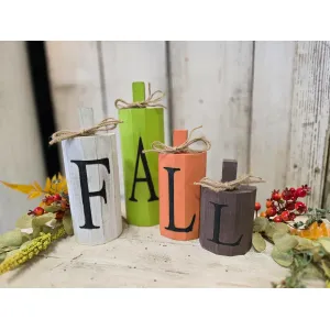 Fall Blocks 10, 8.5, 7 and 5.5in H 1