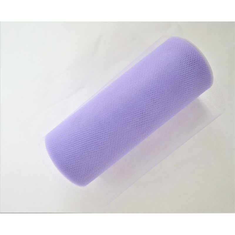 6" x 25yds Tulle Ribbon, Lavender