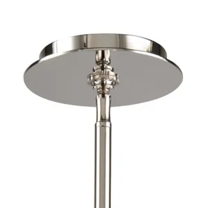 Solara 44'' Wide 6-Light Chandelier - Polished Nickel 3