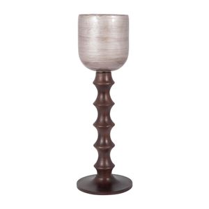 HENLEYSTONE PINK GLASS 24 (IN) 3