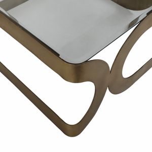 EMMETVIEW GOLD COFFEE TABLE 15 (IN) 7