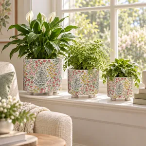ELMMORE SET OF 3 YELLOW PLANTER 11 (IN) 11