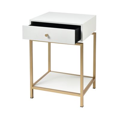 Clancy Accent Table - White