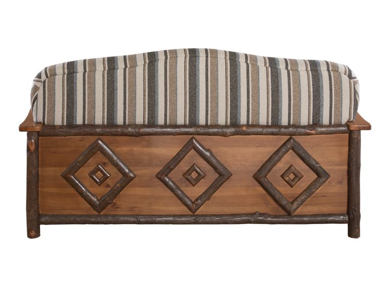 Hickory Diamond Peak Sofa - Customer Material - Seat:  Fabric TBD;   Backrest:  Fabric TBD 8