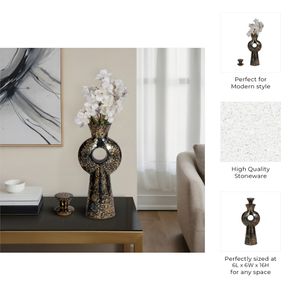 BARTONFIELD BROWN VASE 16 (IN) 9