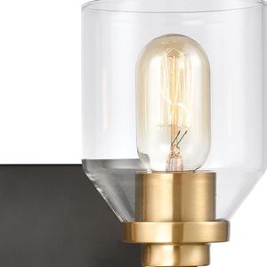 Cambria 13'' Wide 2-Light Vanity Light - Matte Black 4