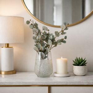 HANNAHMORE CLEAR GLASS VASE 10 (IN) 13
