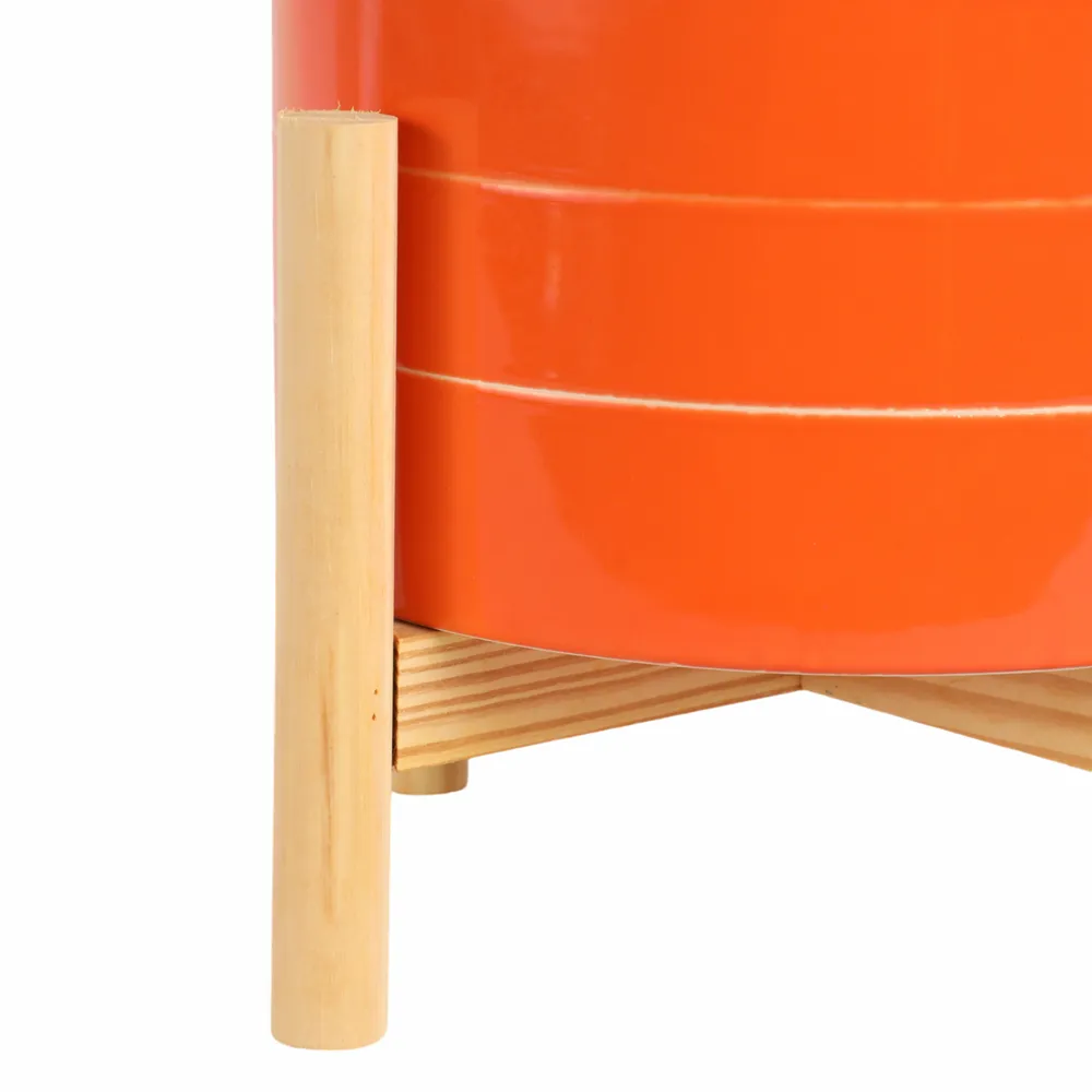 PEYTONFORD ORANGE PLANTER 9 (IN)