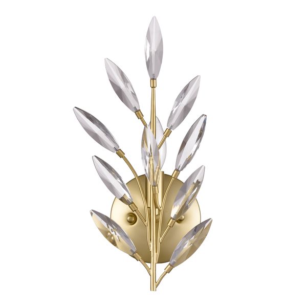 Flora Grace 14'' High 1-Light Sconce - Champagne Gold