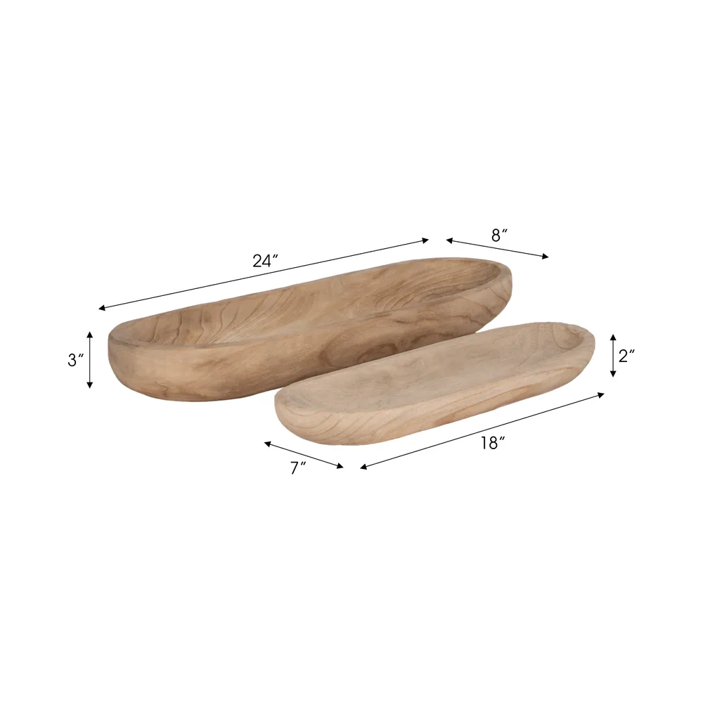 ELTONWIND SET OF 2 BROWN BOWLS 4 (IN)
