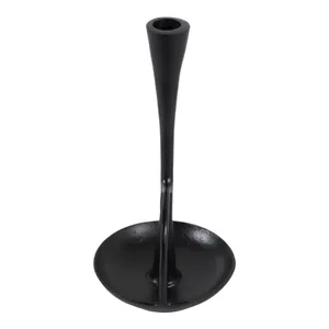 DECKERROSE BLACK CANDLE HOLDER 10 (IN) 7