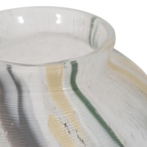 CHATHAMCREST IVORY GLASS VASE 9 (IN) 6