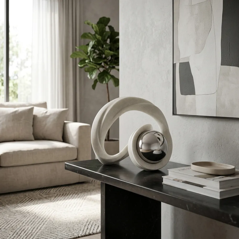 DALEYVIEW WHITE DECOR 10 (IN)