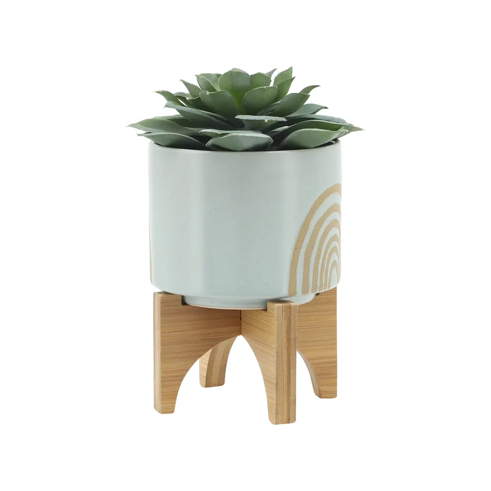 RUTHCLIFF SET OF 2 GREEN PLANTER 11 (IN)