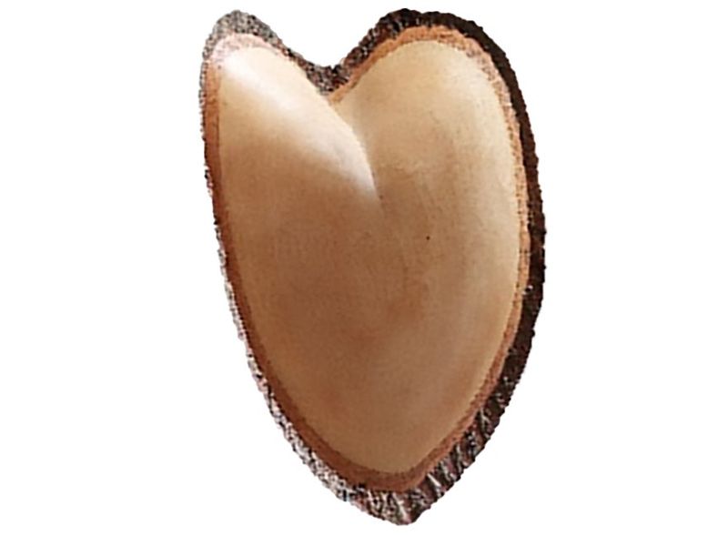 10" x 13" Heart Shaped Wood Tray 1