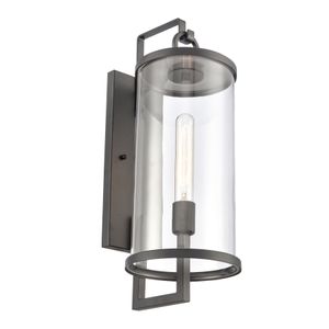Hopkins 20.25'' High 1-Light Outdoor Sconce - Charcoal Black 5